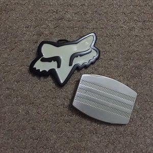 Belt Buckles (Lot of 2) Adidas & Fox